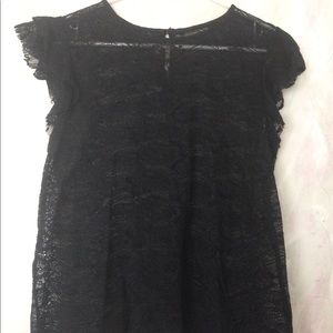 Lacey Black Top